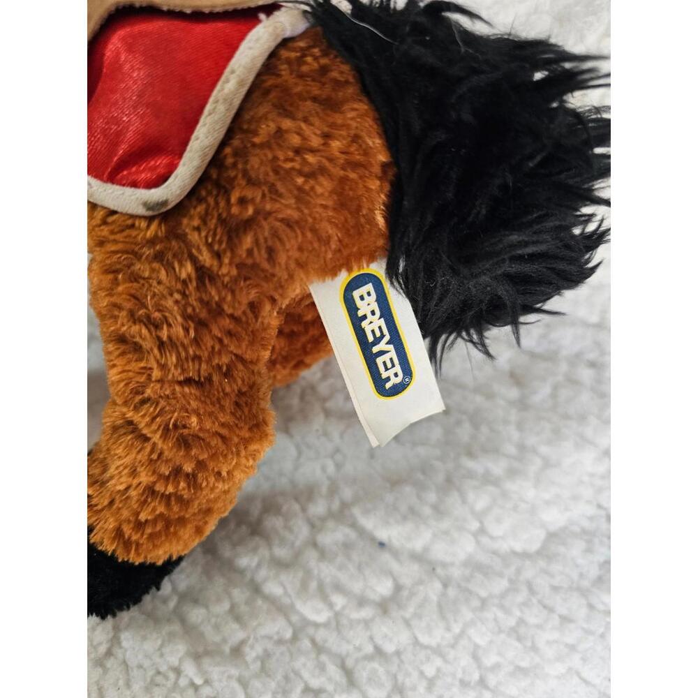 2003 Breyer Race Horse Seabiscuit #2 Plush Stuffed Animal Toy Brown 9" Movie - Picture 7 of 11